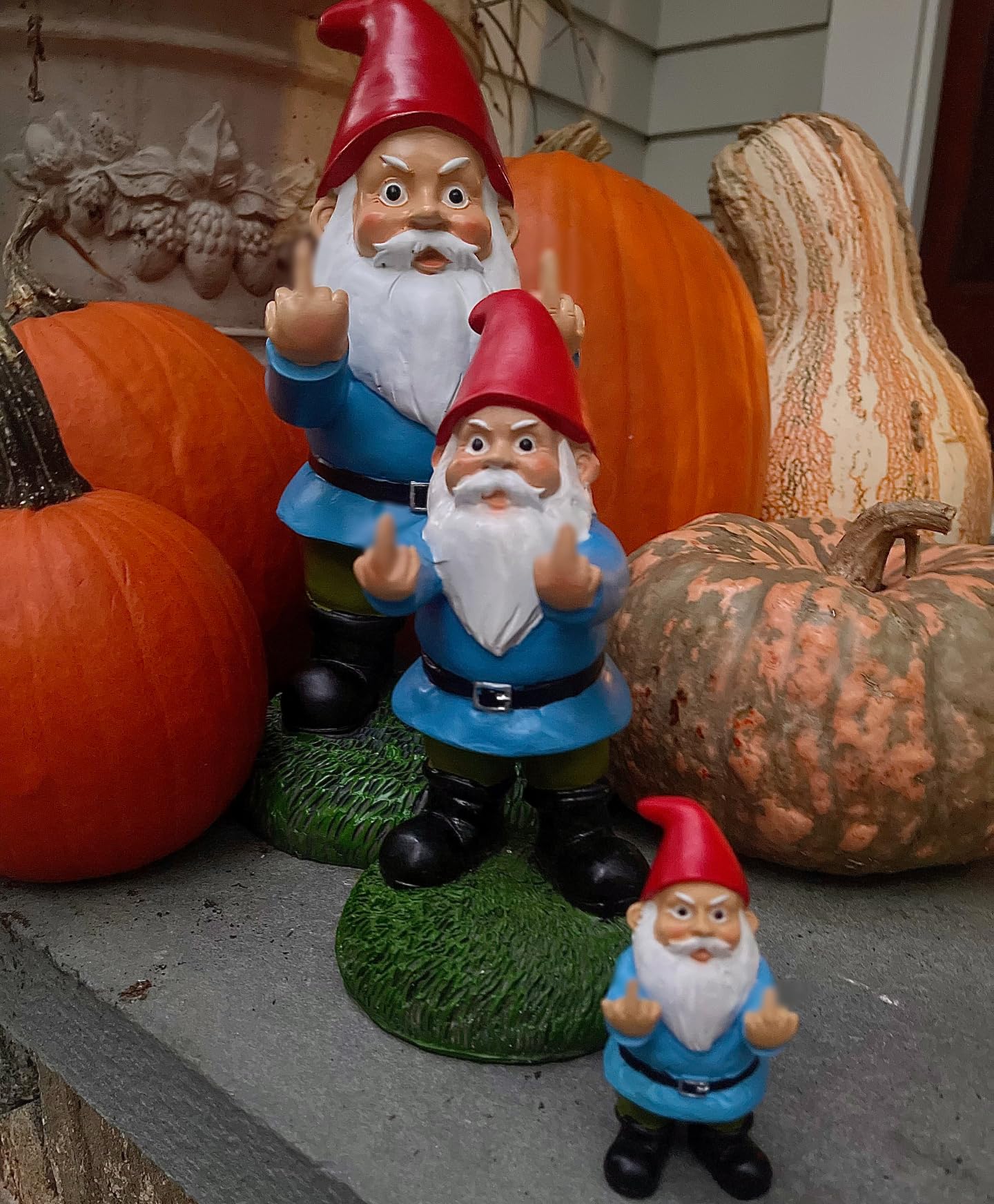 gnome セット Amazon.com: Gnometastic Double Bird Garden Gnomes Set - Middle
